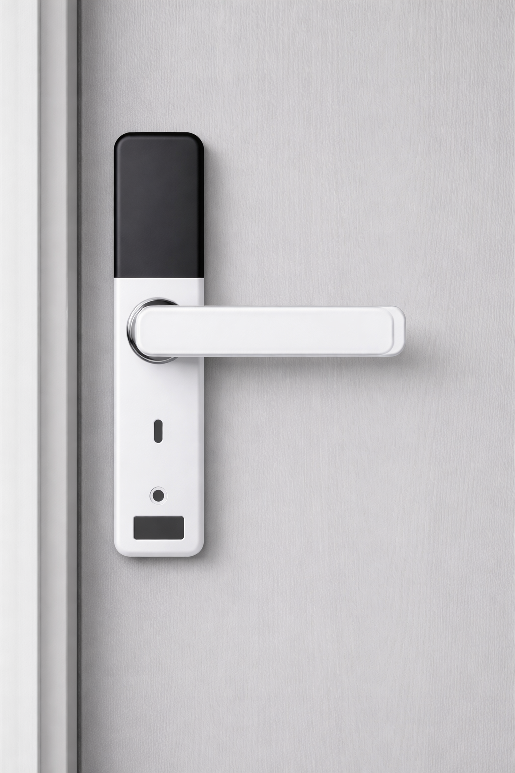 Serrure Connectée Intelligente Sans Clé Wi-Fi – Empreinte Digitale & Code, Contrôle via Application Tuya, Étanche IP65, Finition Argent, Idéale Maison & Hôtel