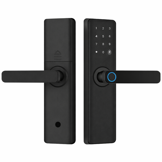 Serrure Intelligente à Empreinte Digitale 5-en-1 – Poignée Connectée WiFi Tuya