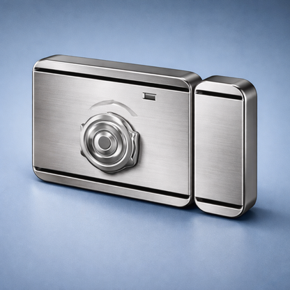 Serrure à carte coulissante sans câblage – jusqu’à 1000 utilisateurs, avec combinaison, compatible portes bois, métal et fer (7–70 mm)