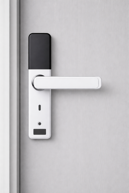 Serrure Connectée Intelligente Sans Clé Wi-Fi – Empreinte Digitale & Code, Contrôle via Application Tuya, Étanche IP65, Finition Argent, Idéale Maison & Hôtel